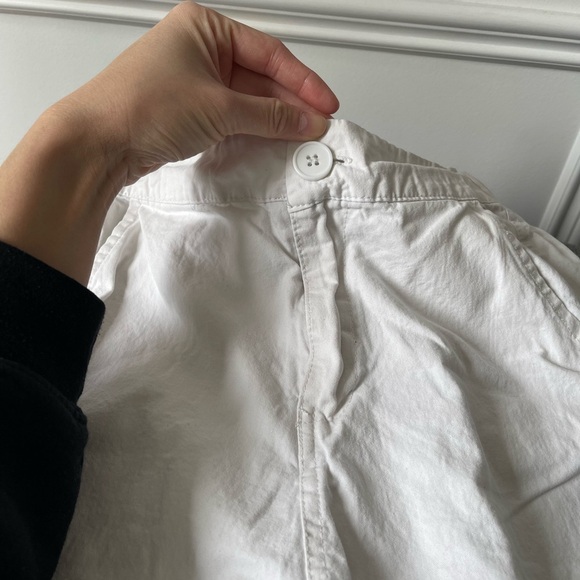 Women white high waisted straight leg pants - Picture 5 of 7